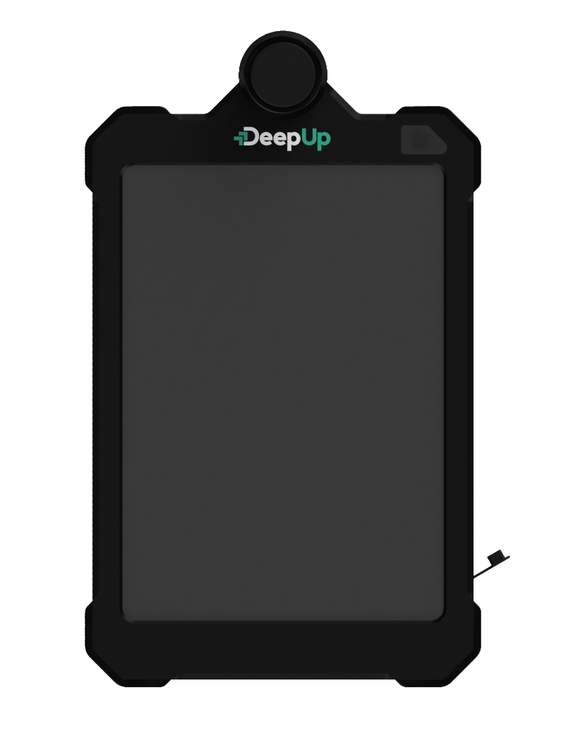 Frontansicht des DeepUp Produkts